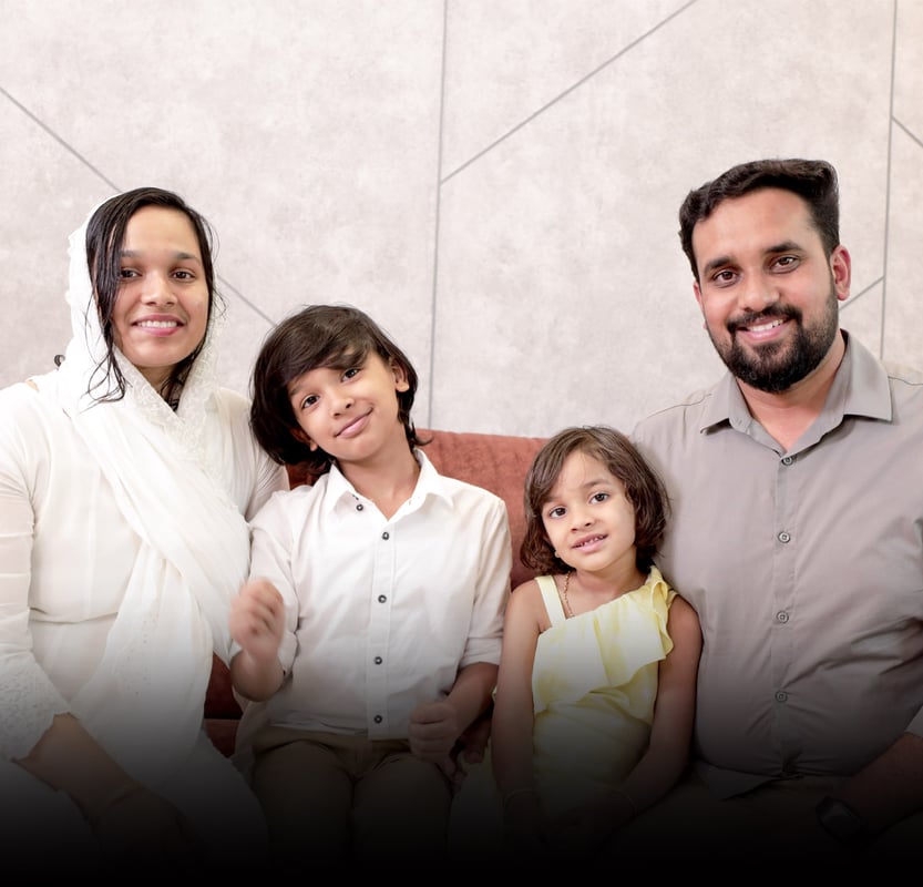Mr Nijas and Family