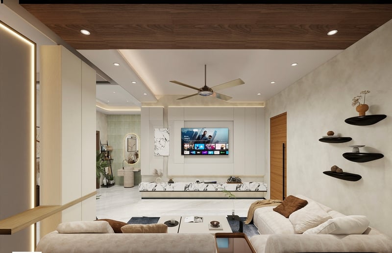 Full Home Interiors for a 3 BHK